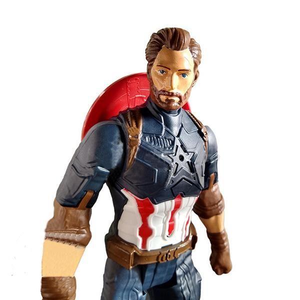 Boneco Action Figure Vingadores Capitão América 29Cm 15 - Smart Bracelet Imagem de Boneco Action Figure Vingadores Capitão América 29Cm 15