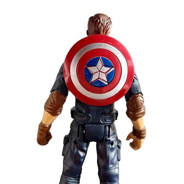 Boneco Action Figure Vingadores Capitão América 29Cm 15 - Smart Bracelet Imagem de Boneco Action Figure Vingadores Capitão América 29Cm 15