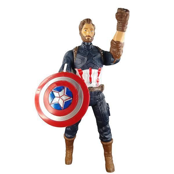 Boneco Action Figure Vingadores Capitão América 29Cm 15 - Smart Bracelet Imagem de Boneco Action Figure Vingadores Capitão América 29Cm 15