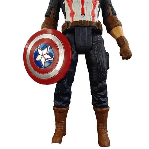 Imagem de Boneco Action Figure Vingadores Capitão America Fala 29Cm 10