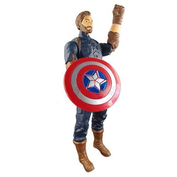 Imagem de Boneco Action Figure Vingadores Capitão America Fala 29Cm 3