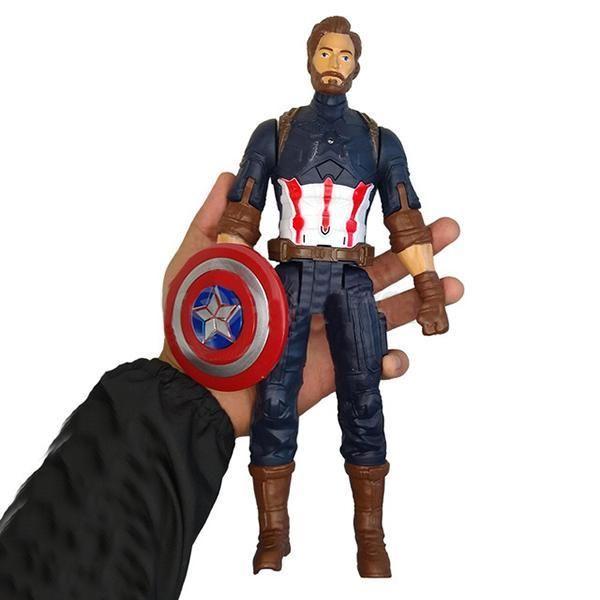 Imagem de Boneco Action Figure Vingadores Capitão America Fala 29Cm 4