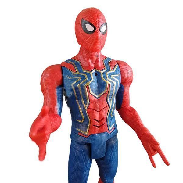 Boneco Action Figure Vingadores Ultimato Homem Aranha Nº12 - Smart Bracelet Imagem de Boneco Action Figure Vingadores Ultimato Homem Aranha Nº12