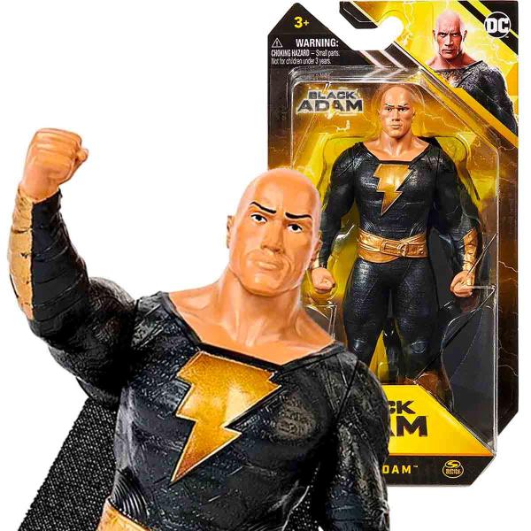 Imagem de Boneco Adão Negro - Black Adam DC Comics 15 cm - Sunny 3306