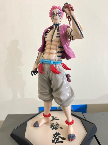 Boneco Akaza Demon Slayer Estatueta Colecionavel Lua Superior