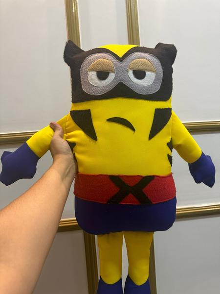 Imagem de Boneco almofada Minions wolverine