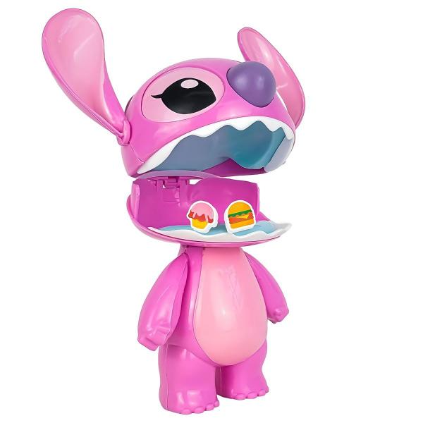 Imagem de Boneco Angel Stitch Disney Articulado Rosa Elka 19cm