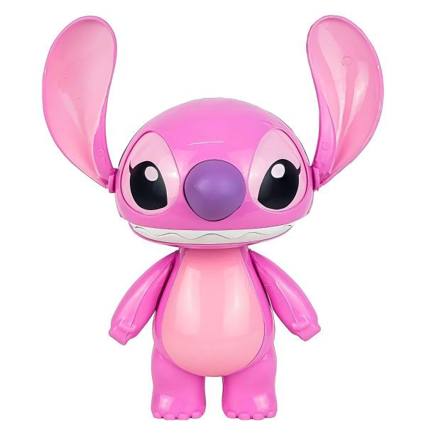 Imagem de Boneco Angel Stitch Disney Articulado Rosa Elka 19cm