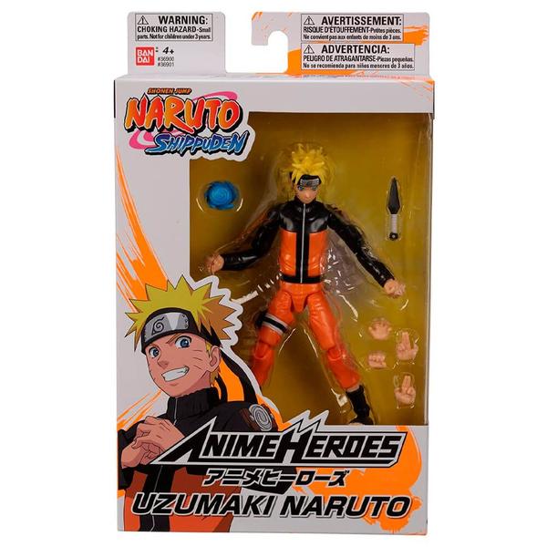 Imagem de Boneco Anime Heroes - Naruto Shippuden: Uzumaki Naruto  Bandai