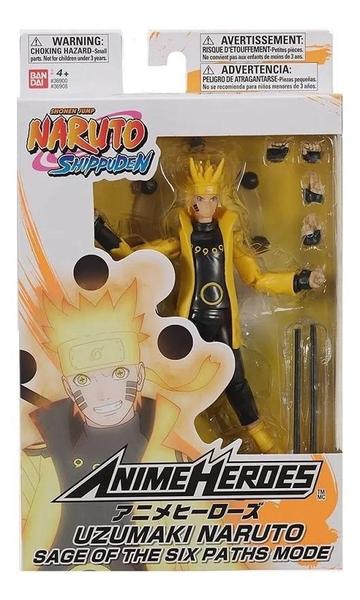 Imagem de Boneco Anime Heroes Naruto Uzumaki Sage Of The Six Paths Mod