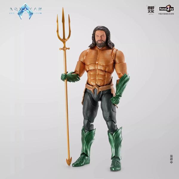 Imagem de Boneco Aquaman 2 Action Figure Articulado FondJoy Original