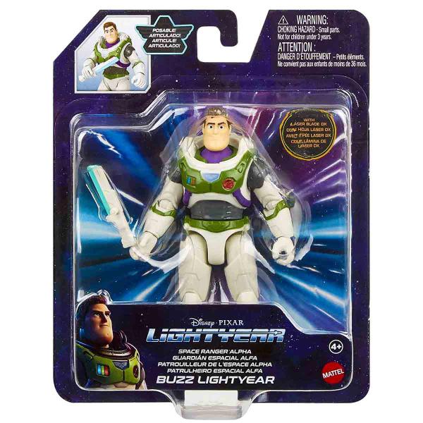 Imagem de Boneco Articulado Buzz Lightyear Patrulheiro Espacial + Acessório - Mattel HHJ79 Disney