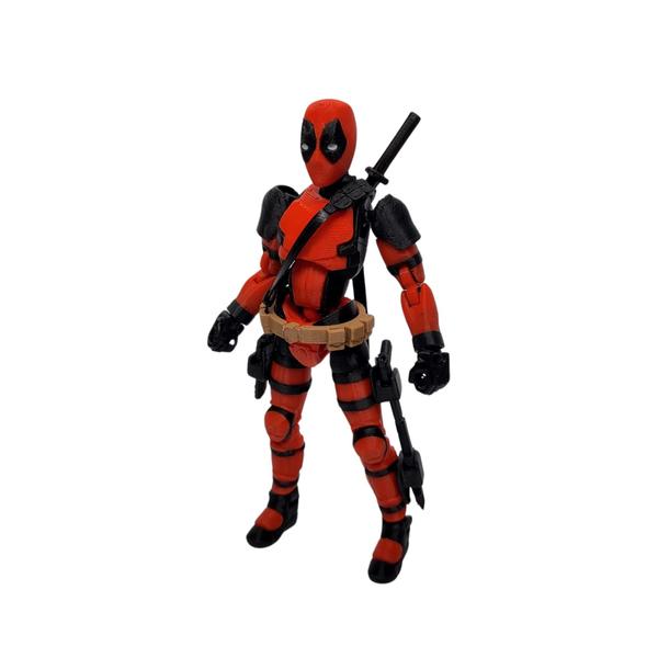 Imagem de Boneco Articulado Dummy Deadpool  Action Figure 14cm