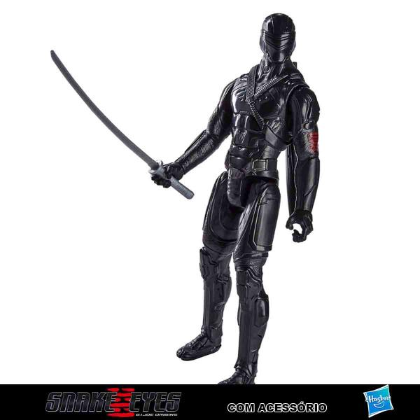 Imagem de Boneco Articulado G.I. Joe Snake Eyes + Acessório - Hasbro E8345