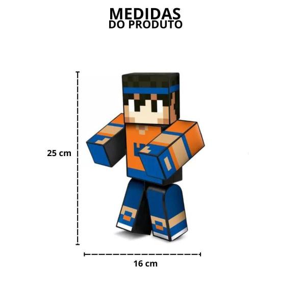 Imagem de Boneco Articulado Hey Davi Gamer Família Arqueira 25Cm Skin