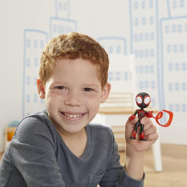 Imagem de Boneco Articulado Homem Aranha Miles Morales 10Cm - Hasbro