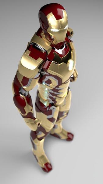 Imagem de Boneco Articulado Iron Man / Homem de Ferro MK42 - Marvel