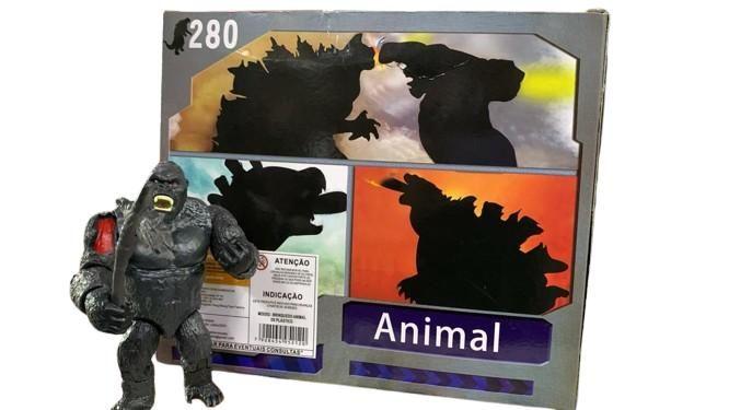 Boneco Articulado King Kong - IMPORTS TOYS Imagem de Boneco Articulado King Kong