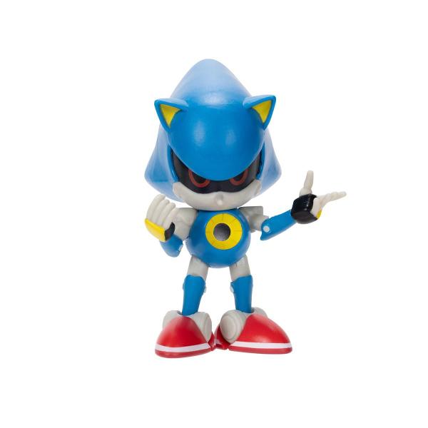 Imagem de Boneco Articulado Metal Sonic de 9cm com Acessório - Sonic