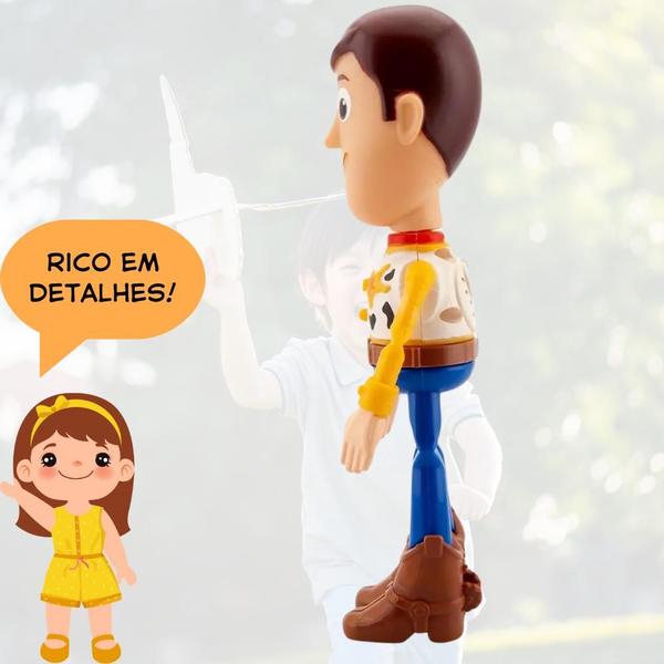 Imagem de Boneco Articulado Meu Amigo Woody Toy Story Fala Frases