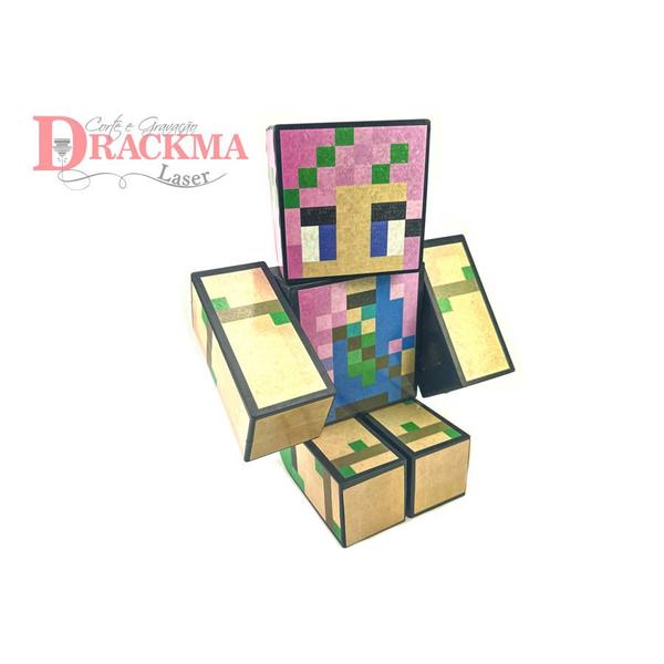 Imagem de Boneco Articulado Minecraft Cupcake 35cm