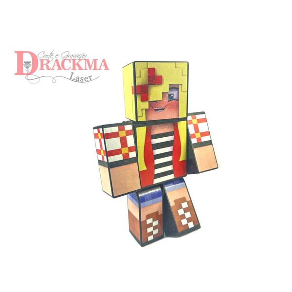 Imagem de Boneco Articulado Minecraft Lydia 35cm