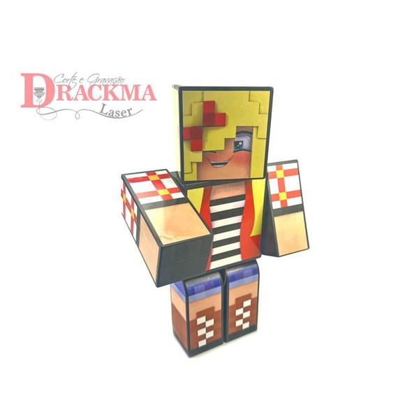 Imagem de Boneco Articulado Minecraft Lydia 35cm