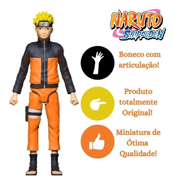 Imagem de Boneco Articulado Naruto Uzumaki Shippuden Miniatura - Elka