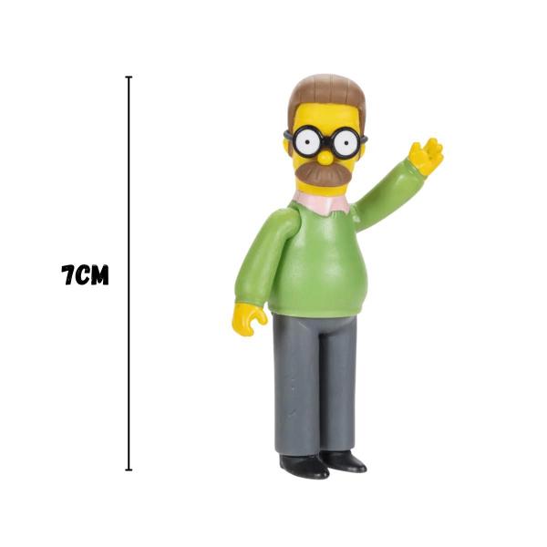 Imagem de Boneco Articulado Ned Flanders Os Simpsons 7cm Sunny 4040