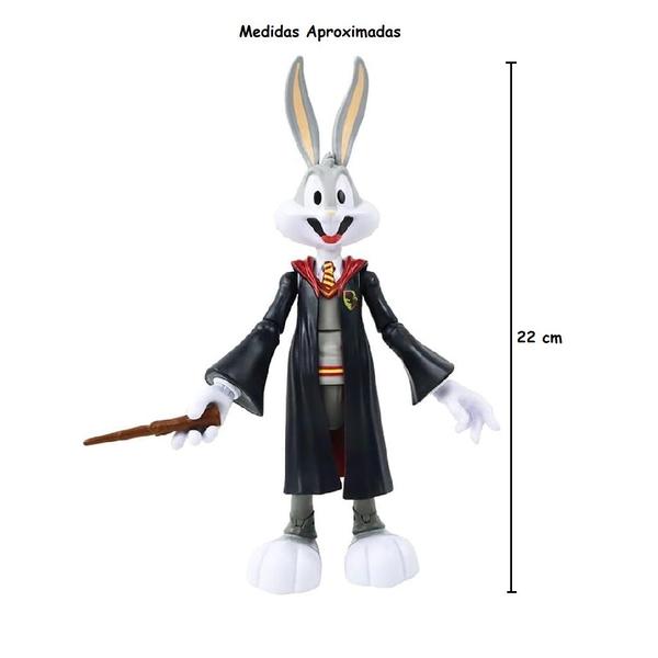 Imagem de Boneco Articulado Pernalonga Grifinoria 22cm F01316 - Fun