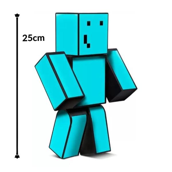 Imagem de Boneco Articulado Problems Minecraft Algazarra - 25cm