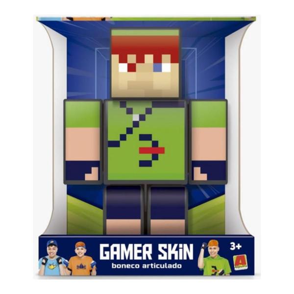 Imagem de Boneco Articulado Robin Hood Gamer Minecraft Algazarra 25cm