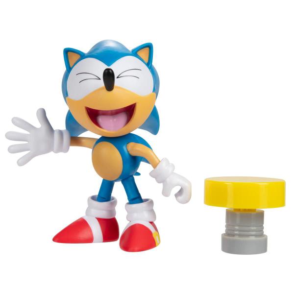 Imagem de Boneco Articulado Sonic (Rindo) de 9cm com Acessório - Sonic