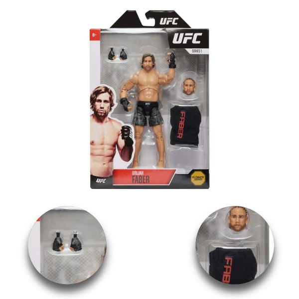 Imagem de Boneco Articulado Urijah Faber UFC 17cm Multikids - BR1519