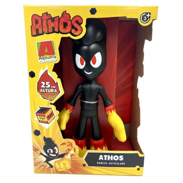 Imagem de Boneco Athos 25cm Vinil Articulado Minecraft OriginalYoutube