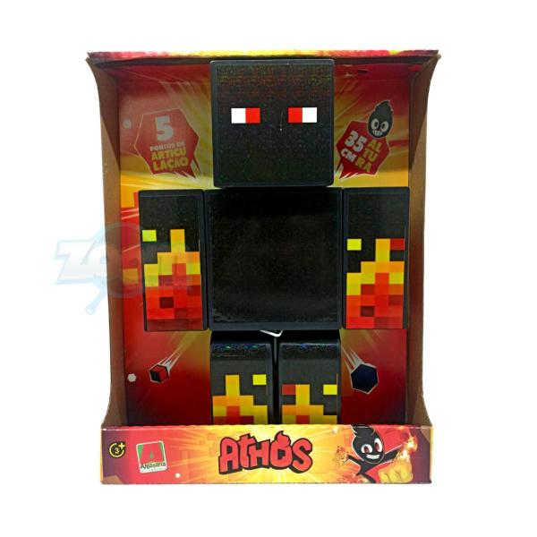 Boneco Athos Youtuber Minecraft - 25Cm - Algazarra Imagem de Boneco Athos Youtuber Minecraft - 25Cm