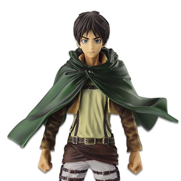 Imagem de Boneco Attack On Titan Eren Yeager Master Stars Piece Bandai Banpresto Original