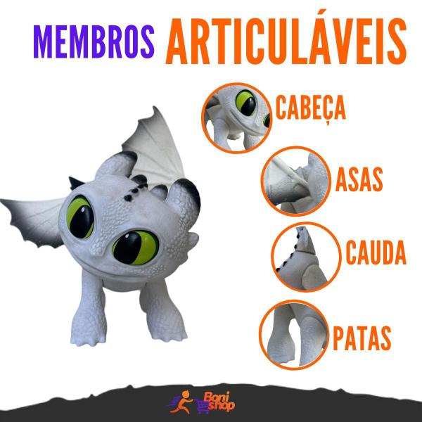 Imagem de Boneco baby dragões dawn como treinar seu dragão dreamworks