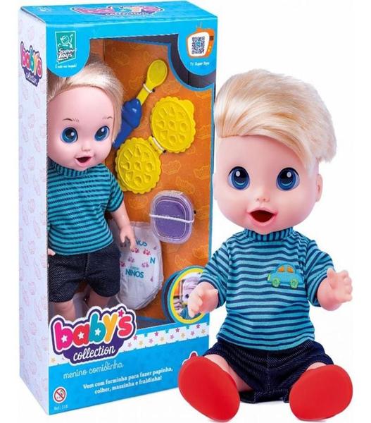 Imagem de Boneco Babys Collection Come E Faz Caquinha - Supertoys