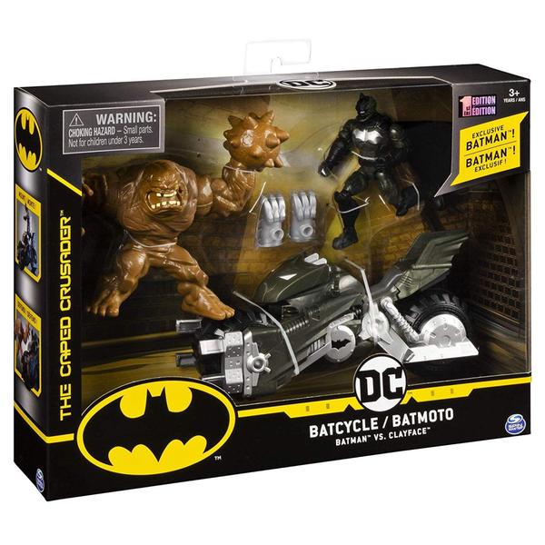 Imagem de Boneco Batman Action Figure Batciclo Vs Clayface Original