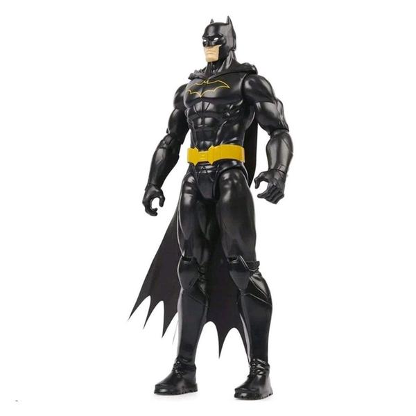 Imagem de Boneco Batman Armadura Preta 15cm Spin Master Original Sunny