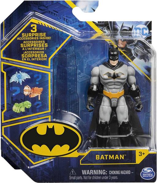 Boneco Batman Clássico Articulado + 3 Acessórios Sunny -2182 - Spin Master Imagem de Boneco Batman Clássico Articulado + 3 Acessórios Sunny -2182