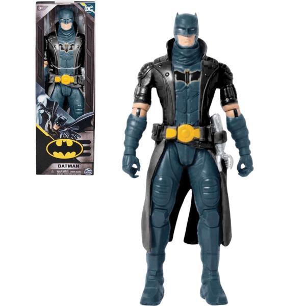 Boneco Batman de 30cm DC Azul com Sobretudo Preto Sunny - Sunny Brinquedos Imagem de Boneco Batman de 30cm DC Azul com Sobretudo Preto Sunny