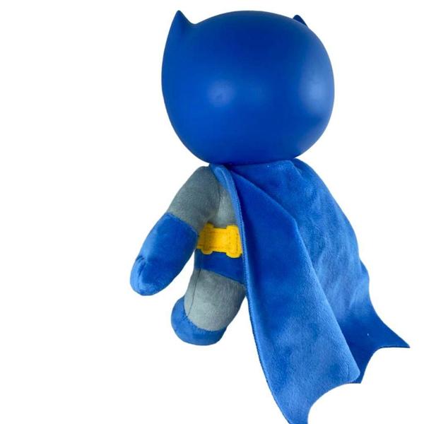 Imagem de Boneco Batman De Pelúcia E Vinil 25Cm Dc Super Friends 3072