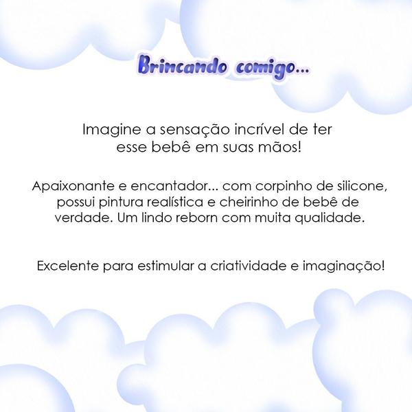 Boneco Bebê Reborn Principe 52cm Corpo em Silicone + Enxoval - Cegonha Reborn Dolls Imagem de Boneco Bebê Reborn Principe 52cm Corpo em Silicone + Enxoval