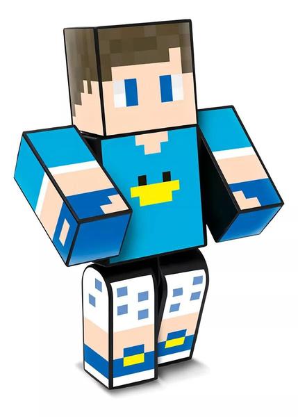 Imagem de Boneco Beto Gamer 25cm - Minecraft  Gamers  Youtubers Streamers Brinquedo Original