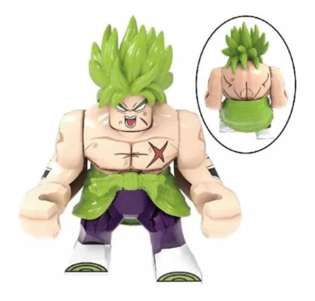 Imagem de Boneco Big Blocos De Montar Grande Broli Dragon Ball Green