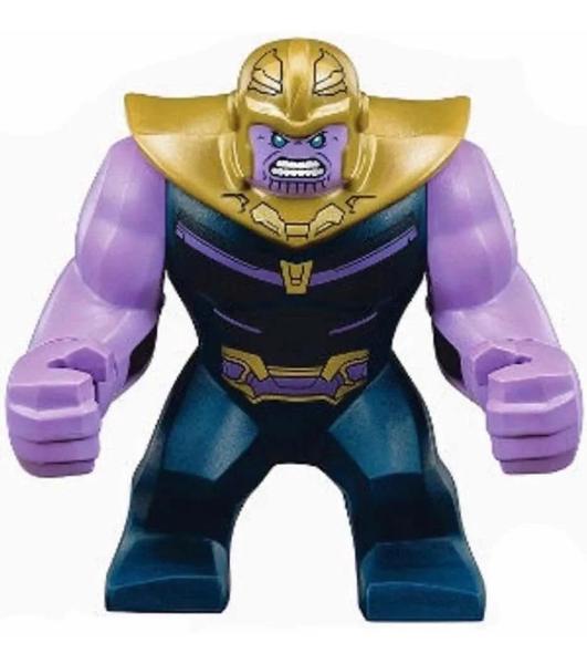 Imagem de Boneco Big Blocos De Montar Thanos Dark Vingadores Marvel