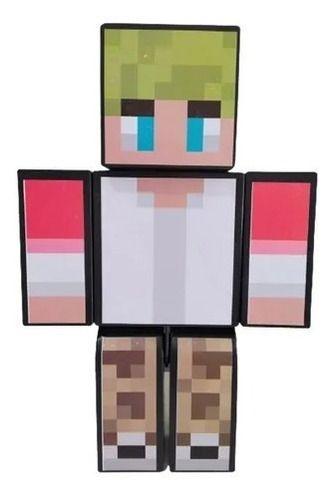 Imagem de Boneco Blocks Minecraft Streamers 35cm - Unidade