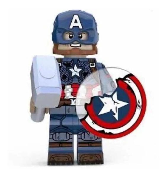 Imagem de Boneco Blocos De Montar Capitão América Vingadores Endgame